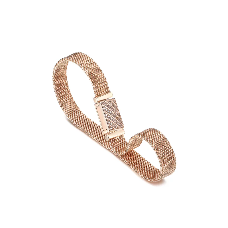 (image pour) Bracelet Pandora Reflexions à fermoir long pavé - 589358C01 - Afficher 6