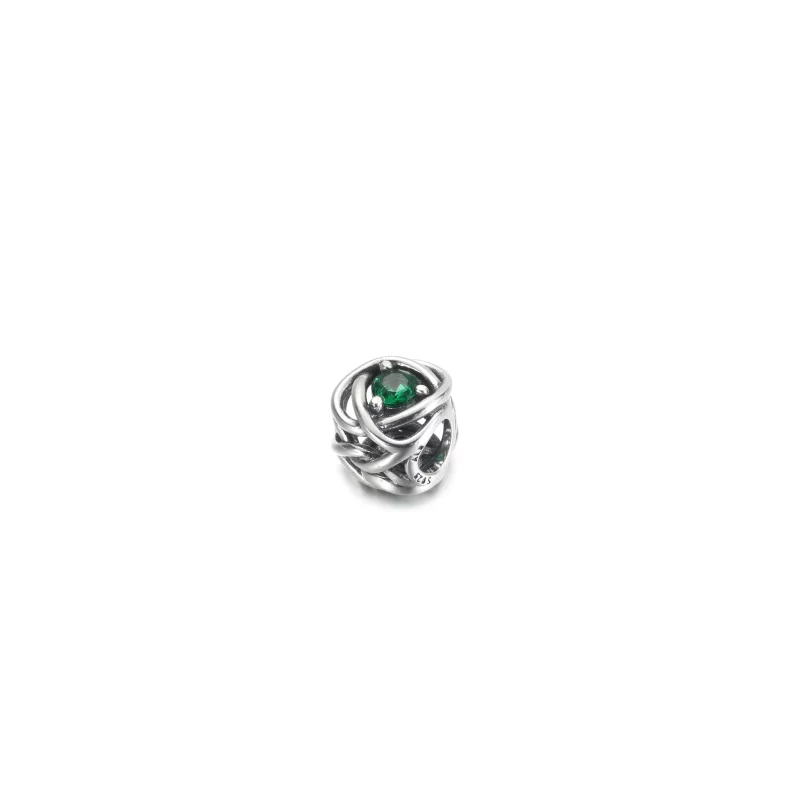 (image pour) Charm Cercle d'Éternité Vert de Mai PANDORA - 790065C08 - Afficher 2