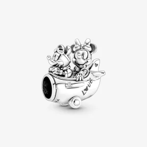 (image pour) Charm d'avion PANDORA Disney Mickey Mouse & Minnie Mouse - 790108C00