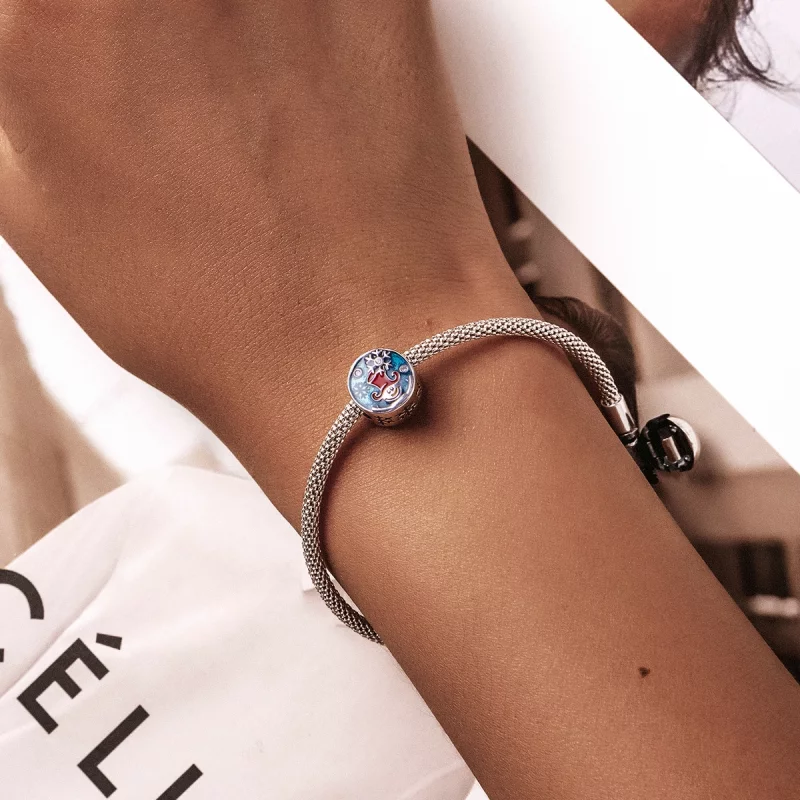 (image pour) Charm de Noël en argent style Pandora avec un clown - SCC2038 - Afficher 5