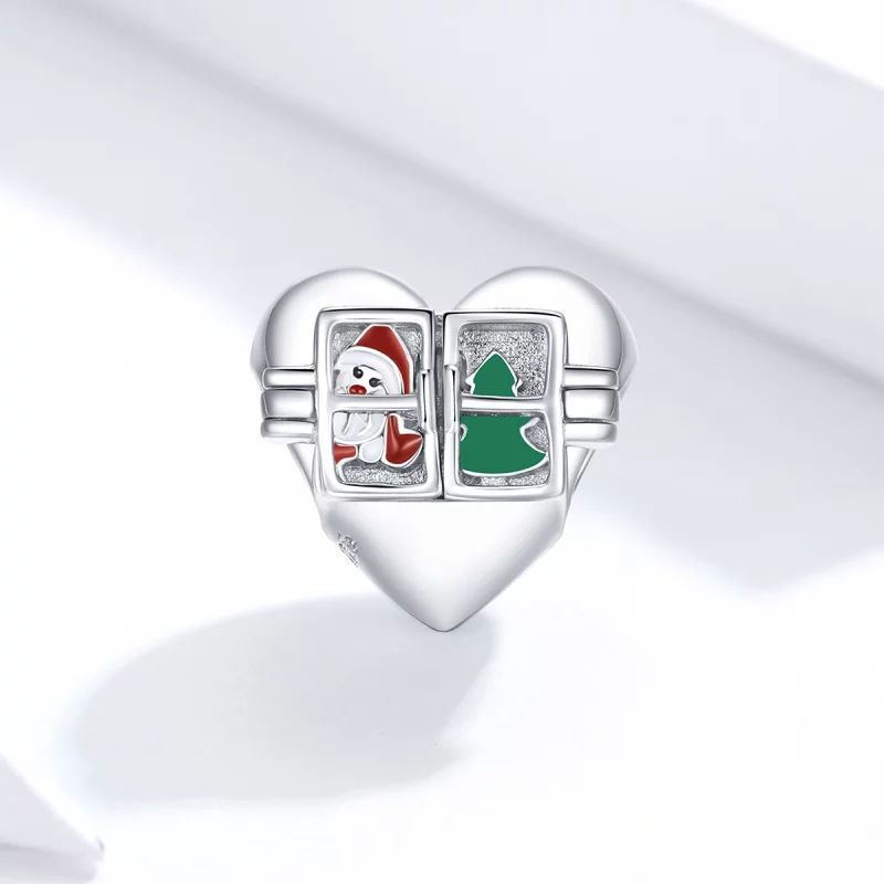 (image pour) Charm de Noël en argent style Pandora - BSC376 - Afficher 2