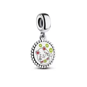 (image pour) Charm pandora Chat chanceux - 791169C00_E025