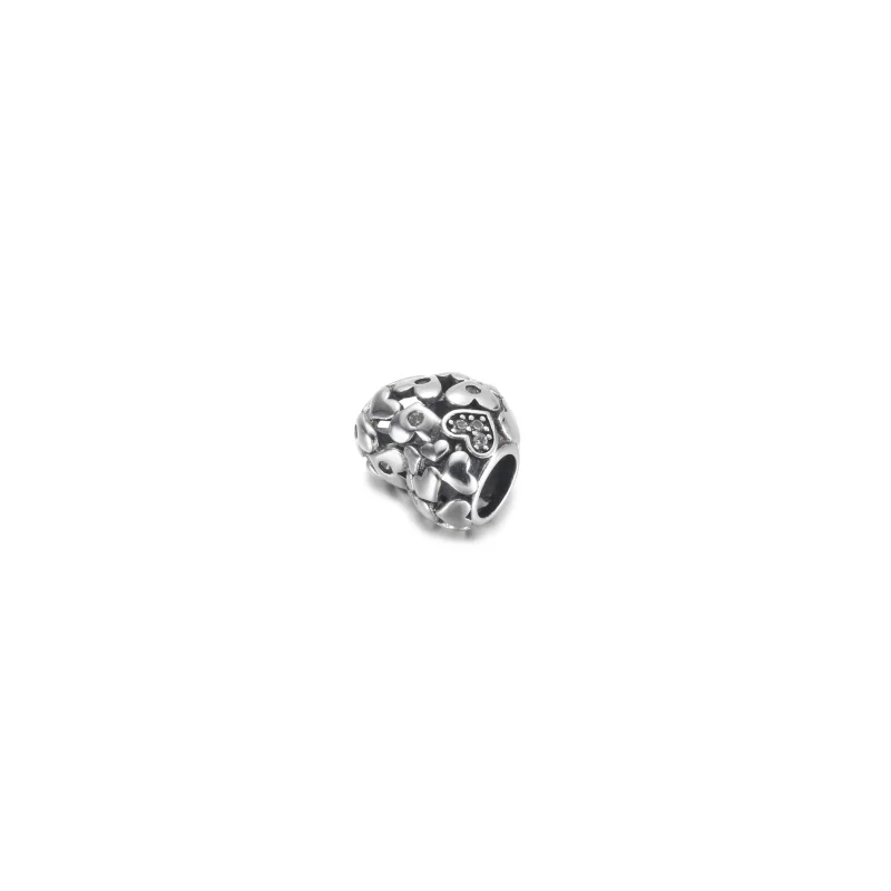 (image pour) Charm PANDORA Cœur Ajouré Étincelant - 791061C01 - Afficher 3