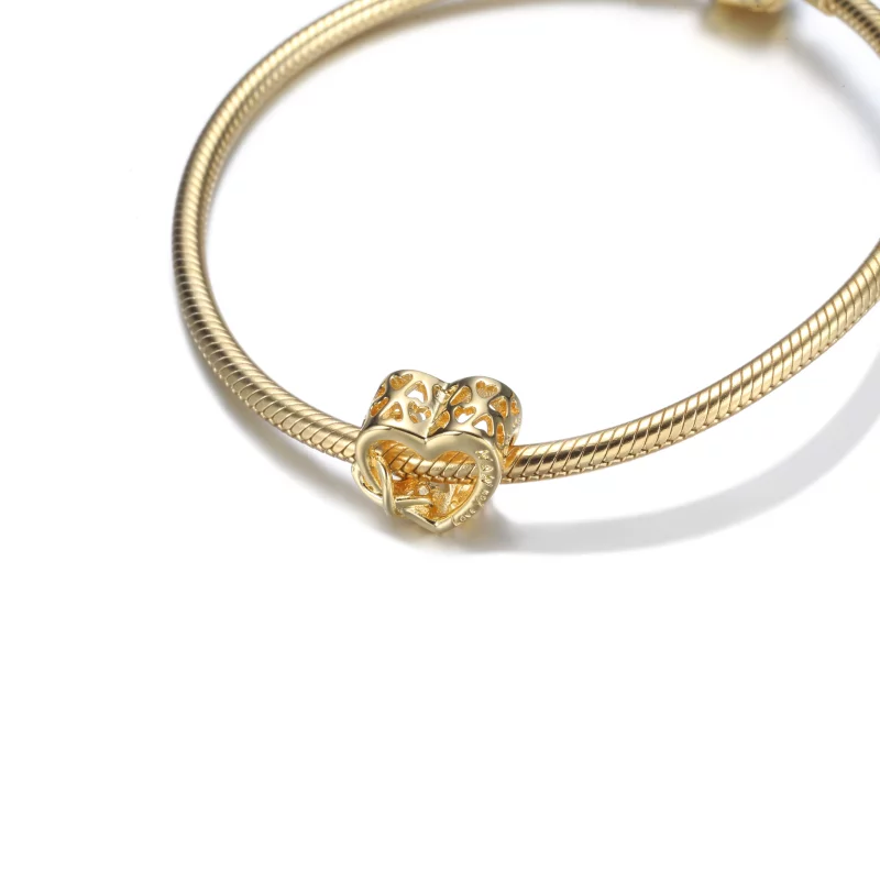 (image pour) Charm PANDORA "Je t'aime maman" en forme de cœur infini - 759515C00 - Afficher 5
