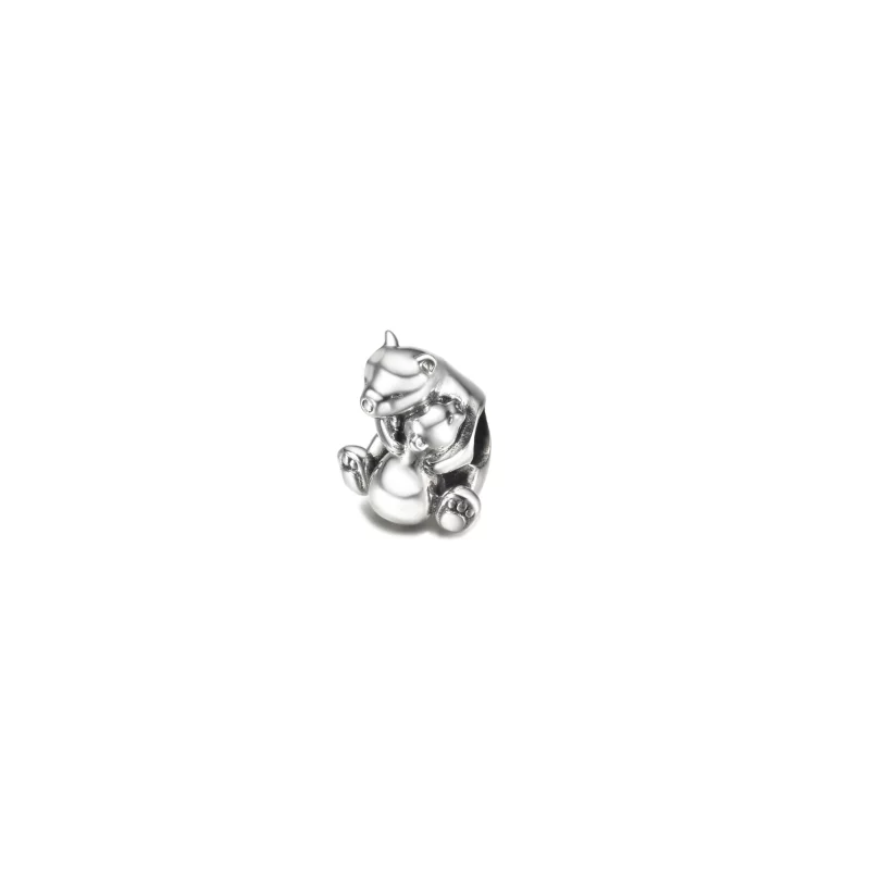 (image pour) Charm PANDORA Ours polaires enlaçants - 790032C01 - Afficher 2