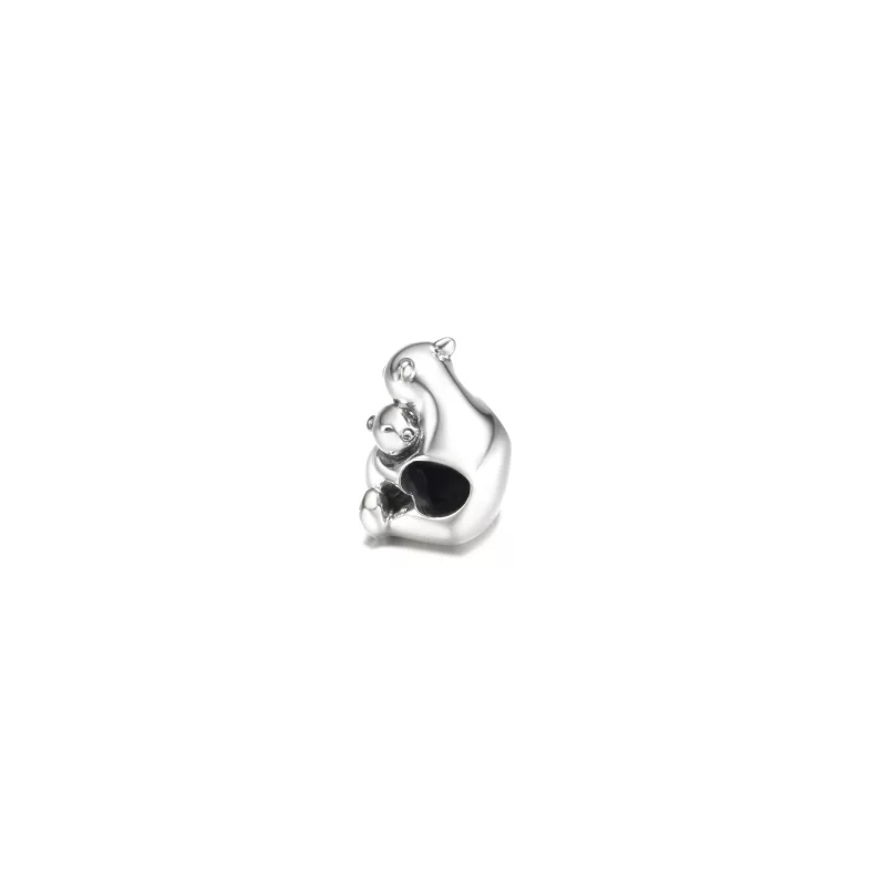 (image pour) Charm PANDORA Ours polaires enlaçants - 790032C01 - Afficher 4