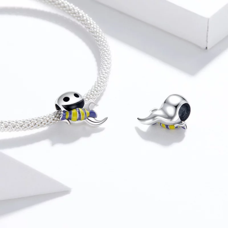 (image pour) Charm Pandora Style en argent "Troublemaker" - SCC1619 - Afficher 4