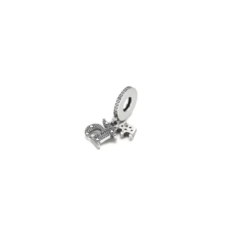 (image pour) Charm pendant anniversaire 15 ans PANDORA - 799540C01 - Afficher 4