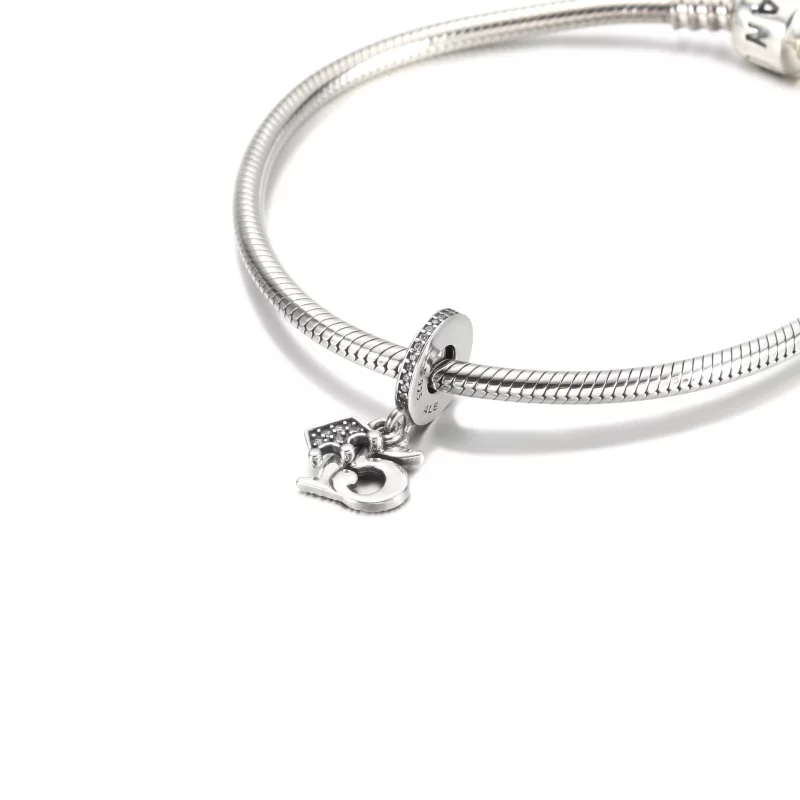 (image pour) Charm pendant anniversaire 15 ans PANDORA - 799540C01 - Afficher 5