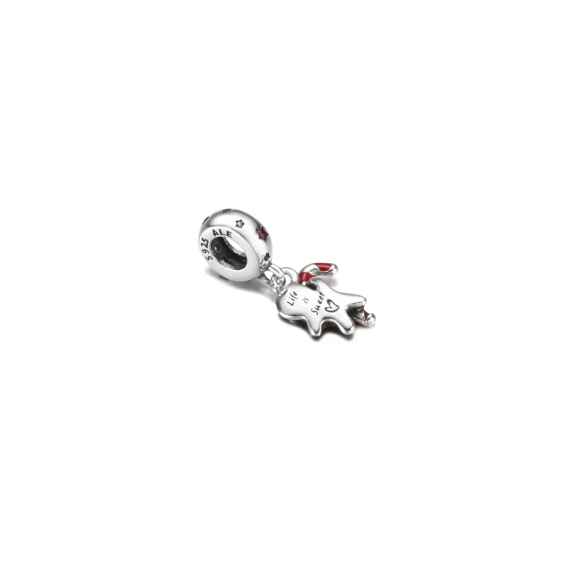 (image pour) Charm pendant PANDORA Bonhomme en pain d'épices - 799637C01 - Afficher 3