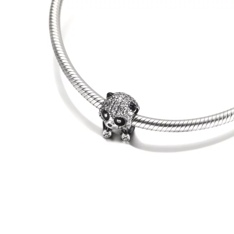 (image pour) Charmant charm PANDORA Panda étincelant - 790771C01 - Afficher 5
