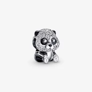 (image pour) Charmant charm PANDORA Panda étincelant - 790771C01
