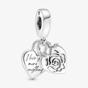 (image pour) Charmant pendentif à cadenas en forme de cœur PANDORA Rose - 790086C00