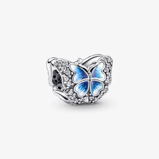 (image pour) Charmant Pendentif Étincelant Papillon Bleu PANDORA - 790761C01