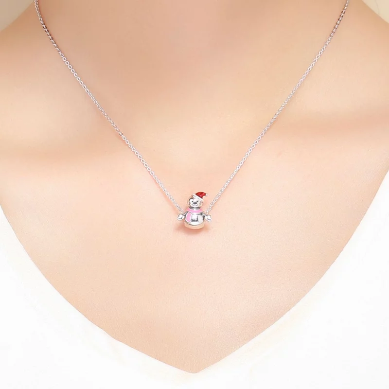 (image pour) Charme Miss Snow en argent de style Pandora - SCC854 - Afficher 5