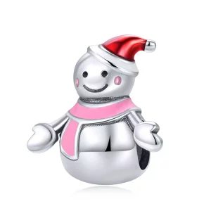 (image pour) Charme Miss Snow en argent de style Pandora - SCC854