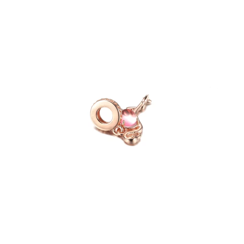 (image pour) Charme pendentif flamant rose en verre de Murano PANDORA - 789431C01 - Afficher 4