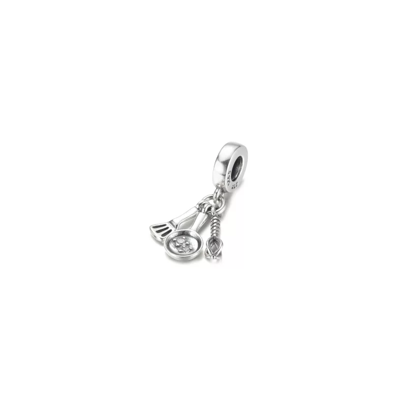 (image pour) Charms en forme de spatule, poêle à frire et fouet PANDORA - 799531C01 - Afficher 2