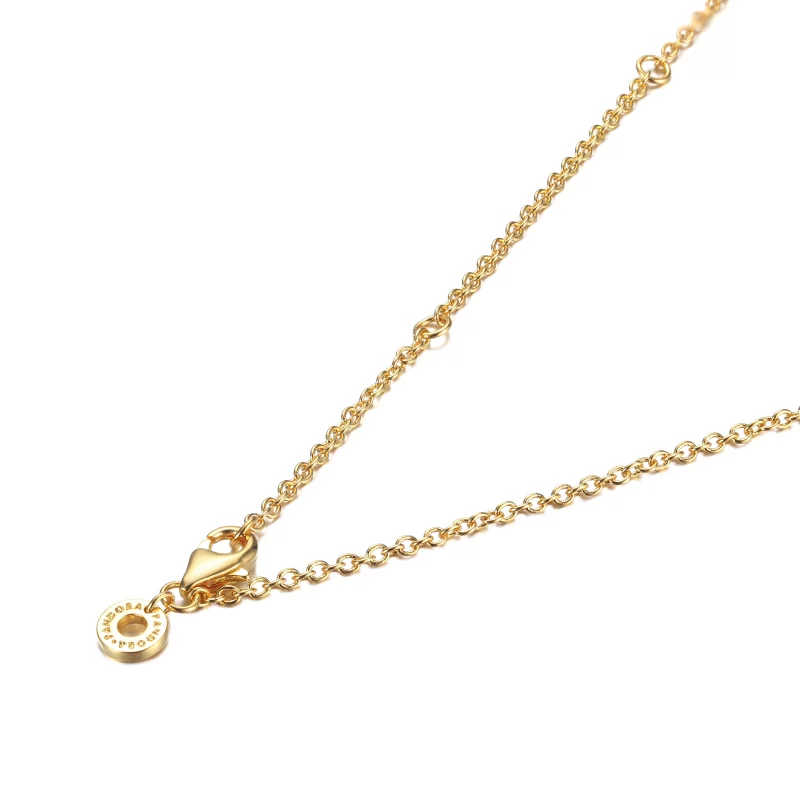 (image pour) Collier Pandora Logo Pavé Cercle - 367436C01 - Afficher 4