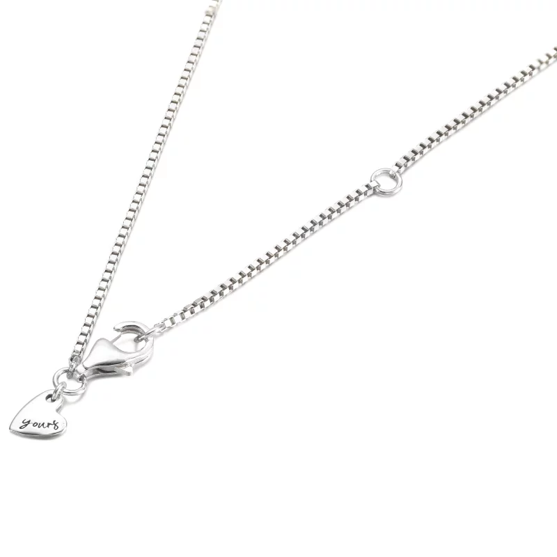 (image pour) Collier PANDORA Sparkling Freehand Heart - 380089C01 - Afficher 4