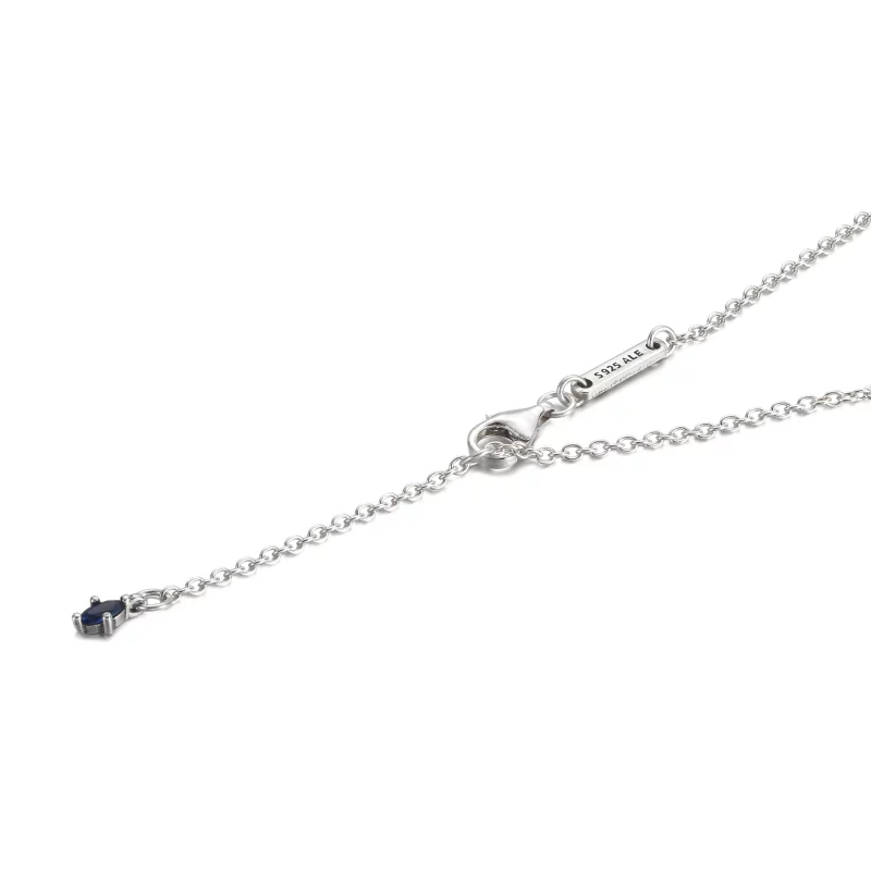 (image pour) Collier pendentif PANDORA Sparkling Statement Halo - 390055C01 - Afficher 6