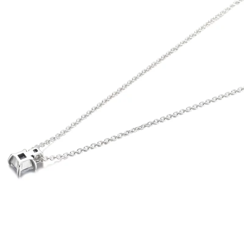 (image pour) Collier Pendentif Rond & Carré PANDORA Sparkling - 390048C01 - Afficher 3