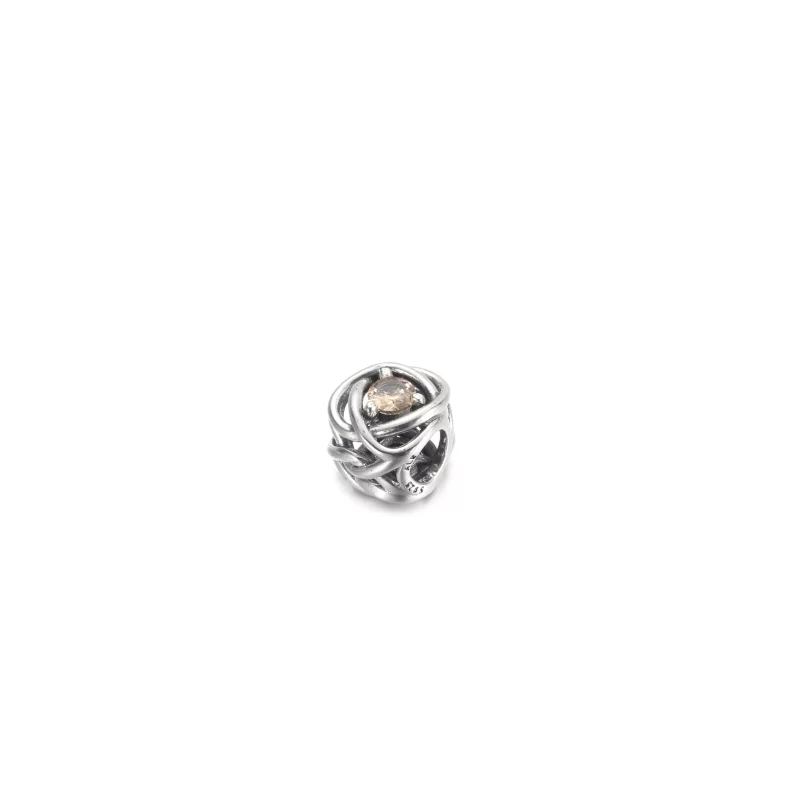 (image pour) PANDORA Charm Cercle de l'Éternité Miel de Novembre - 790065C04 - Afficher 2