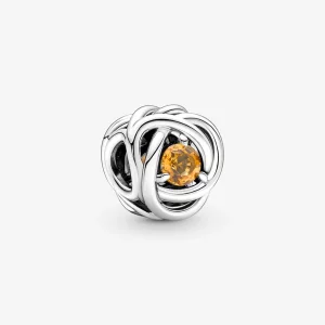 PANDORA Charm Cercle de l'Éternité Miel de Novembre - 790065C04 (image pour) PANDORA Charm Cercle de l'Éternité Miel de Novembre - 790065C04