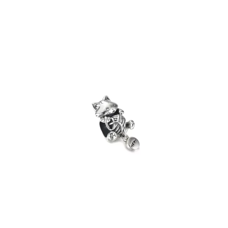 (image pour) PANDORA Charm Chaton & Pelote de Laine - 799535C00 - Afficher 2