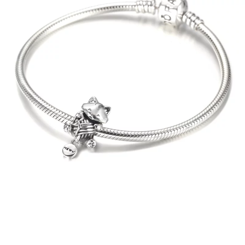 (image pour) PANDORA Charm Chaton & Pelote de Laine - 799535C00 - Afficher 5