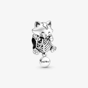 (image pour) PANDORA Charm Chaton & Pelote de Laine - 799535C00