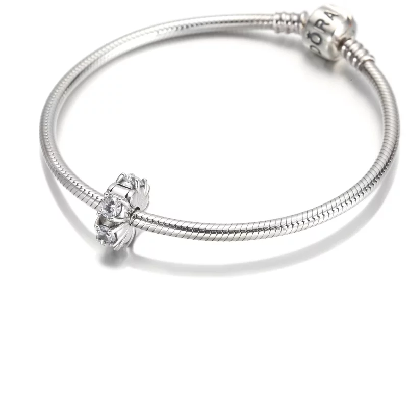 (image pour) PANDORA Charm Clip Étincelant à Longues Griffes - 790046C01 - Afficher 5