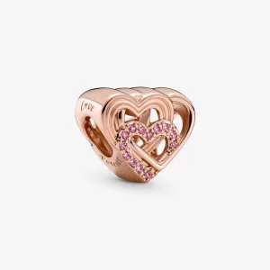 (image pour) PANDORA Charm Coeurs d'Amour Entrelacés - 789529C01