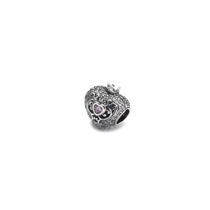 (image pour) PANDORA Charm Couronne Royale et Cœur - 790763C01 - Afficher 2