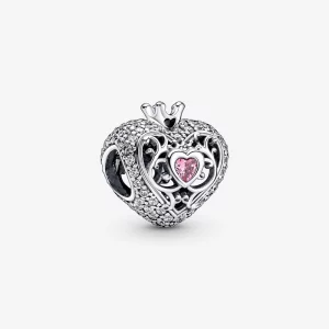 (image pour) PANDORA Charm Couronne Royale et Cœur - 790763C01
