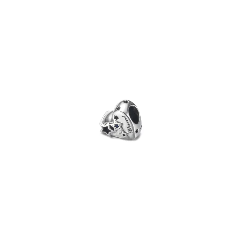 (image pour) PANDORA Charm Cœur Reconnaissant & Étoiles - 799527C01 - Afficher 2