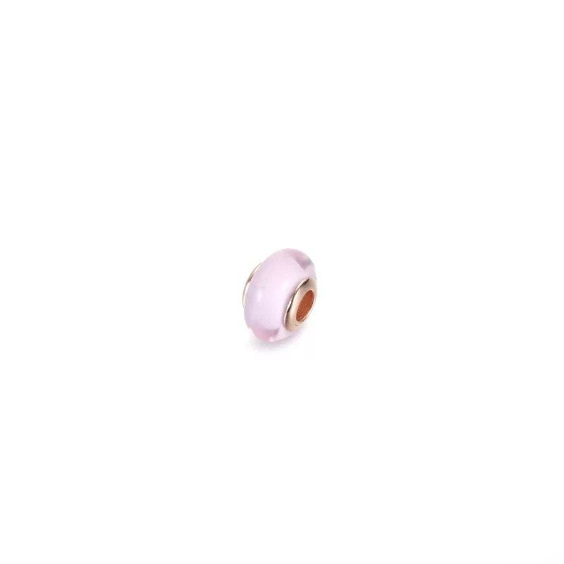(image pour) PANDORA Charm en verre de Murano mat rose - 789421C00 - Afficher 2