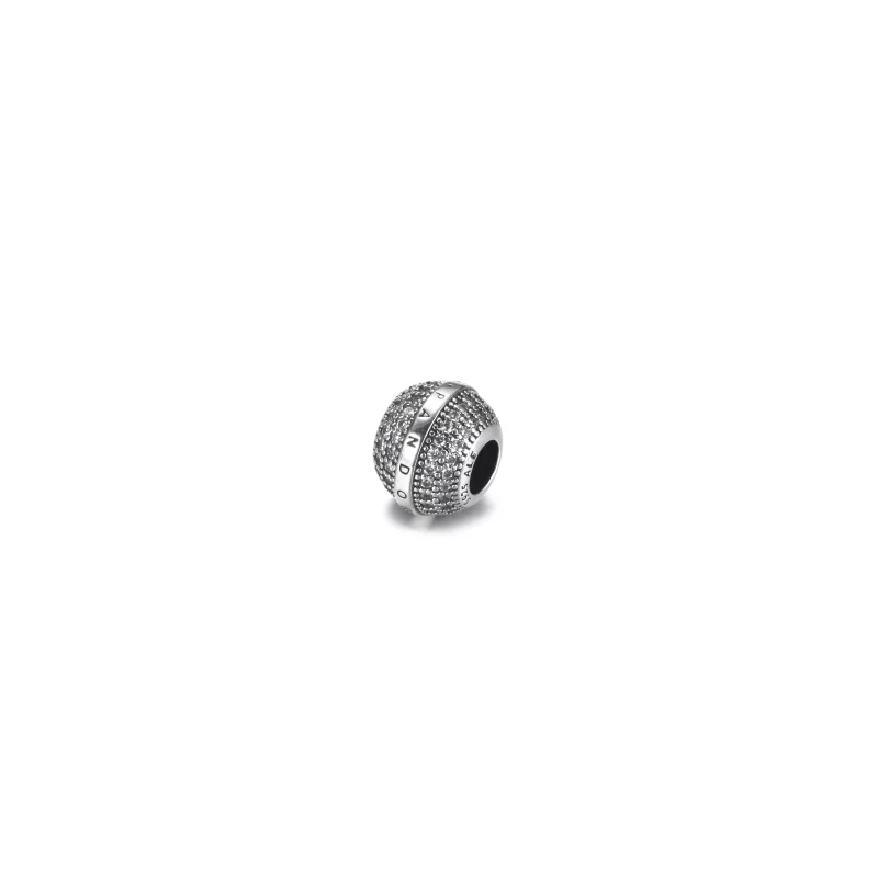 (image pour) PANDORA Charm Pave & Logo - 799489C01 - Afficher 2