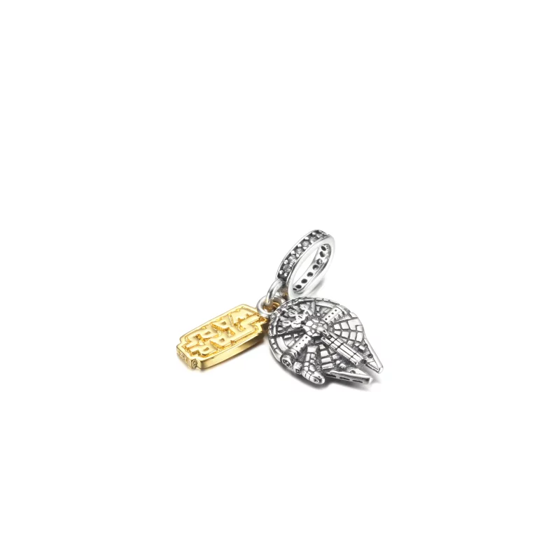 (image pour) PANDORA Charm Pendant Millennium Falcon Star Wars - 769504C01 - Afficher 2
