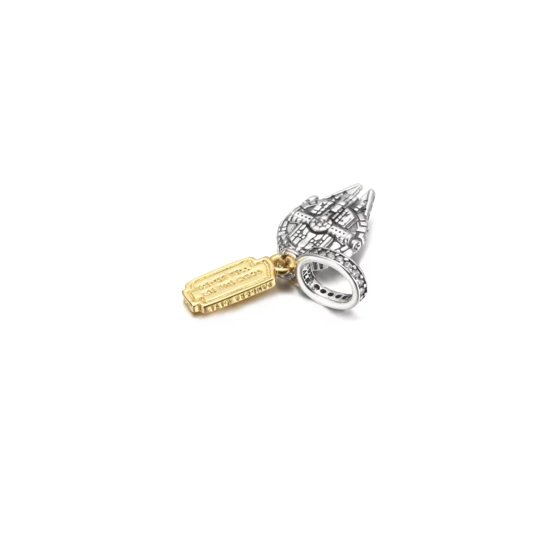 (image pour) PANDORA Charm Pendant Millennium Falcon Star Wars - 769504C01 - Afficher 4