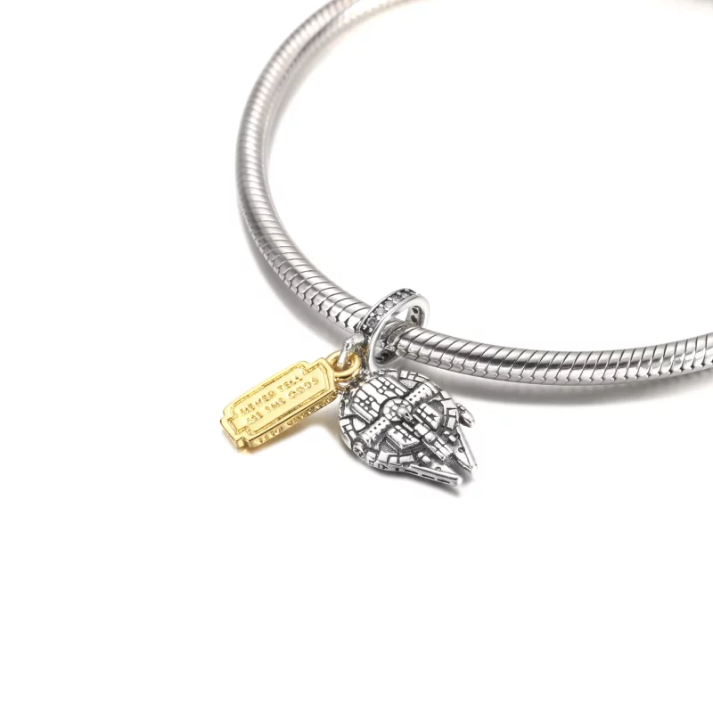 (image pour) PANDORA Charm Pendant Millennium Falcon Star Wars - 769504C01 - Afficher 5