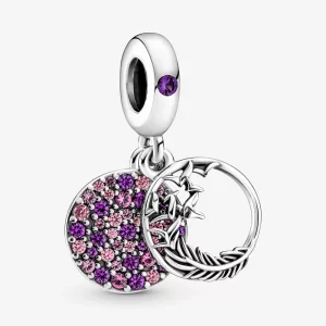 (image pour) PANDORA Charm Pendant Plume Pavé - 799561C01