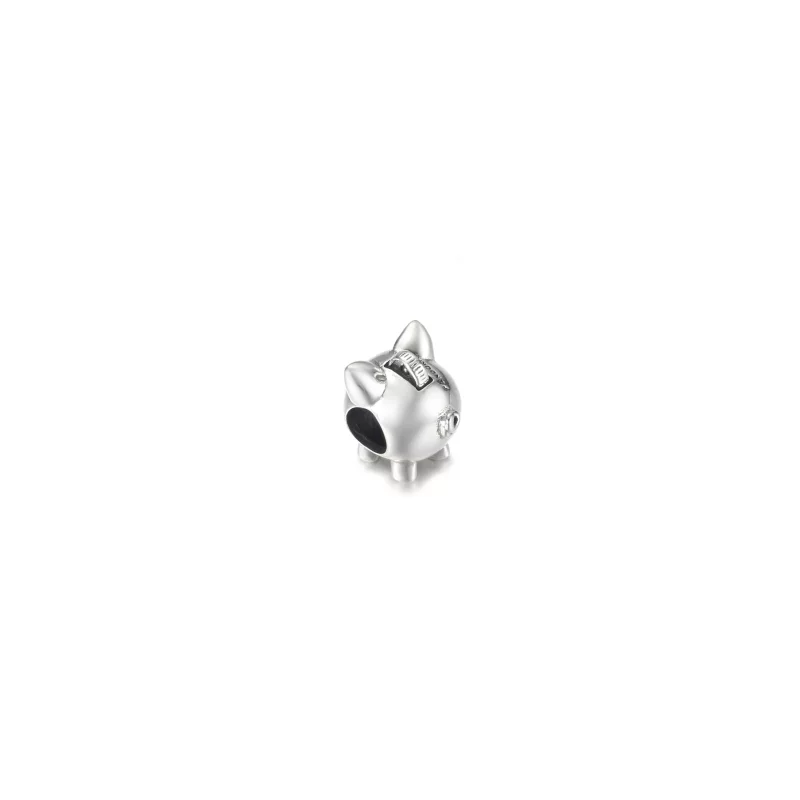 (image pour) PANDORA Charm Tirelire Mignonne Cochon - 799549C00 - Afficher 3