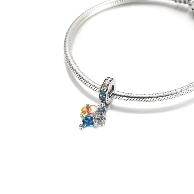 (image pour) PANDORA Charmante breloque en verre de Murano arbre de complicité - 790768C01 - Afficher 4