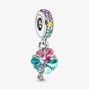 (image pour) PANDORA Charmante breloque en verre de Murano arbre de complicité - 790768C01