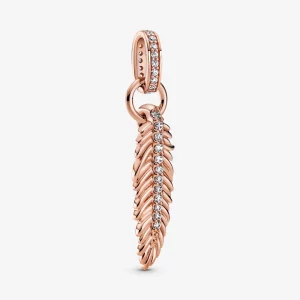 (image pour) PANDORA Charmante Breloque Plume Scintillante - 789550C01