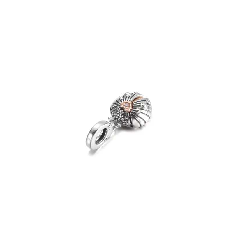 (image pour) Pandora Club 2022 Charm Pendant Coccinelle et Cœur - 780072C01 - Afficher 4