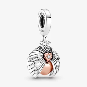 (image pour) Pandora Club 2022 Charm Pendant Coccinelle et Cœur - 780072C01