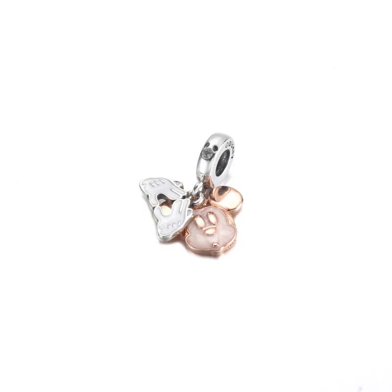(image pour) PANDORA Disney Mickey Mouse Double Dangle Charm - 780112C01 - Afficher 2