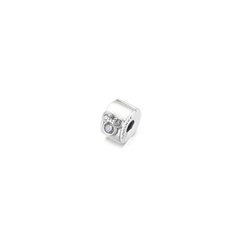 (image pour) PANDORA Disney Mickey Mouse & Minnie Mouse Clip Charm - 790111C01 - Afficher 3